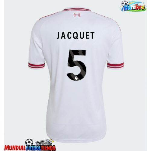 Camiseta Liverpool Jeremy Jacquet #5 Segunda Equipación Replica 2026-27 mangas cortas